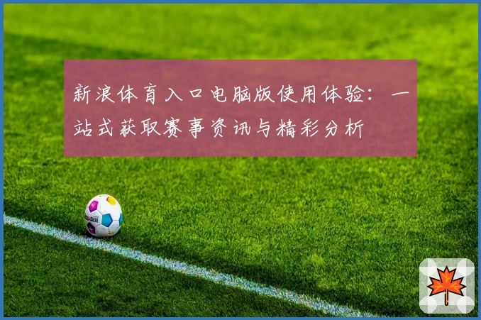 新浪体育入口电脑版使用体验：一站式获取赛事资讯与精彩分析